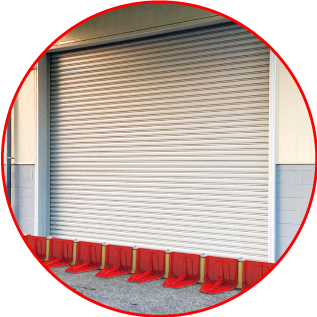 物流施設の浸水対策に